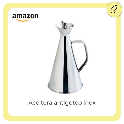 aceitera antigoteo inox