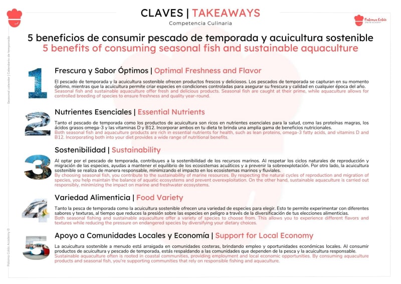 Beneficios Temporada de Pescados - Paloma Colás Academy (portada)