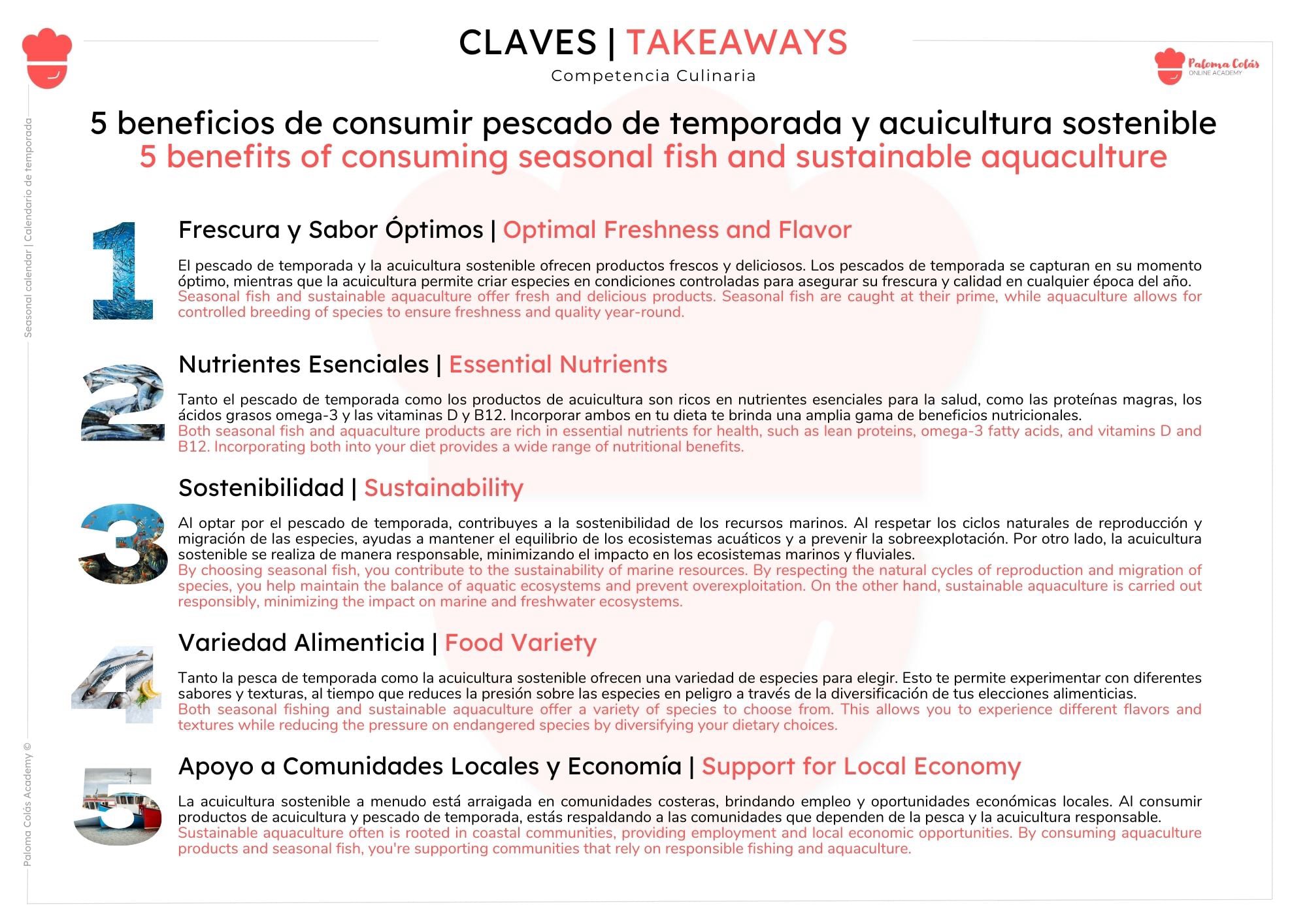 Beneficios Temporada de Pescados - Paloma Colás Academy (portada)