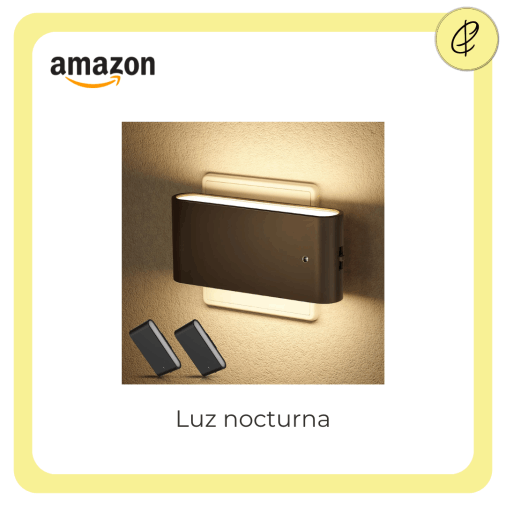 luz nocturna pared