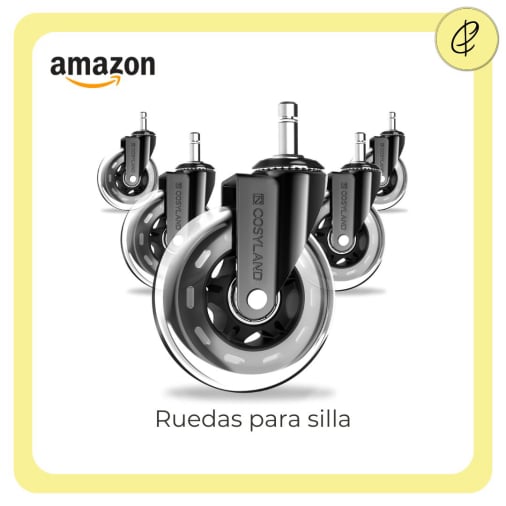 ruedas de silla que no rayan