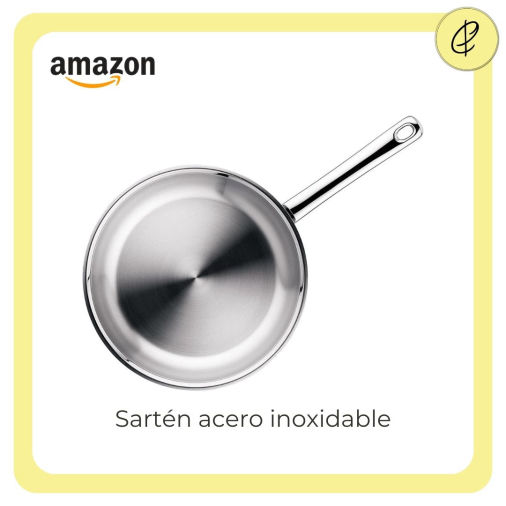 sartén de inox