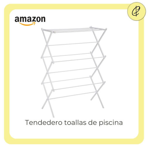 tendedero de toallas de piscina